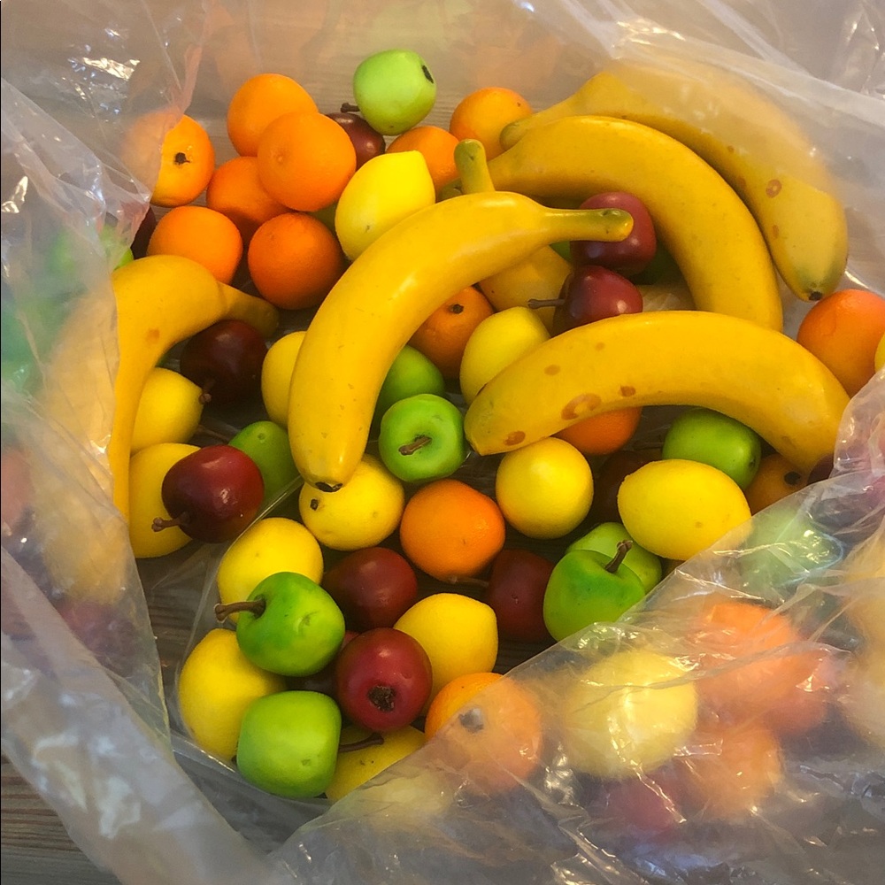 Large Lot of Vintage Foam / Plastic Fruit
